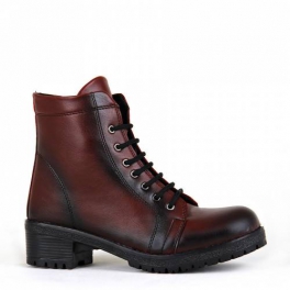 Miss Fonzo 205 Zenne Bayan Bordo Renk Bot