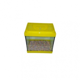 Girist Sarı Renkli Mini Akvaryum 23x20x14,5 Cm