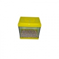 Girist Sarı Renkli Mini Akvaryum 23x20x14,5 Cm
