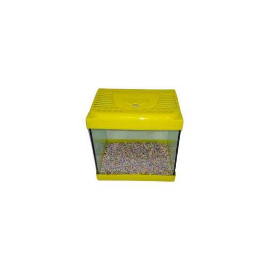 Girist Sarı Renkli Mini Akvaryum 23x20x14,5 Cm