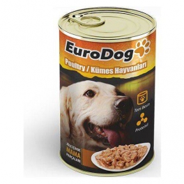 EuroDog Food Plus Tavuklu Köpek Konservesi 415 Gr