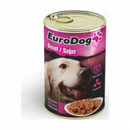 Eurodog Köpek Konservesi Sığır Etli 415 Gr